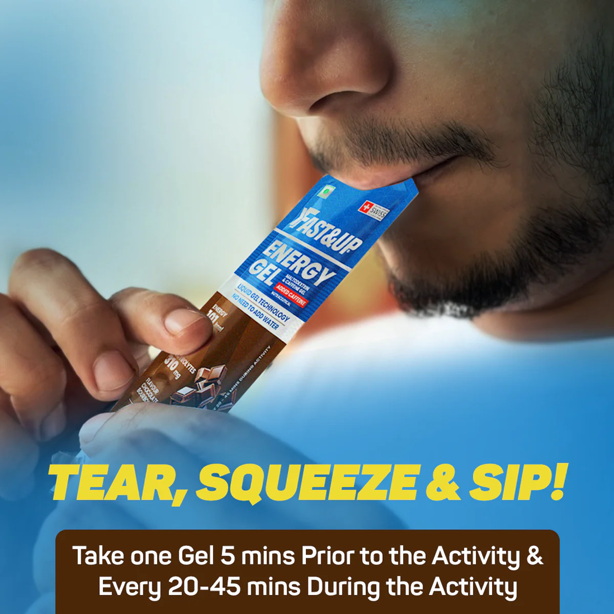 Energy Gel - Caffeinated - Chocolate Bourbon - Image 6