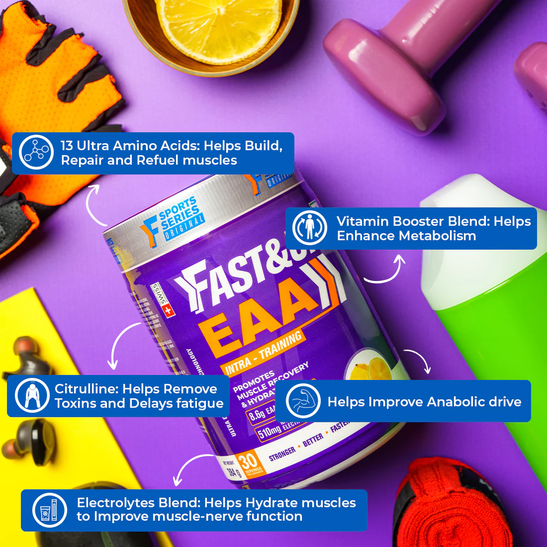 Fast&Up Essential Amino Acids - Fizzy Cola - Image 6