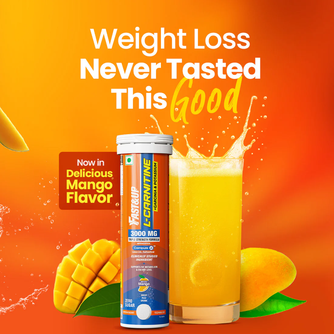 L-Carnitine 3000mg + Energy Gel | Mango - Image 4