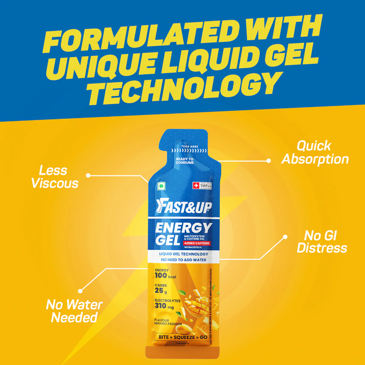 L-Carnitine 3000mg + Energy Gel | Mango - Image 6