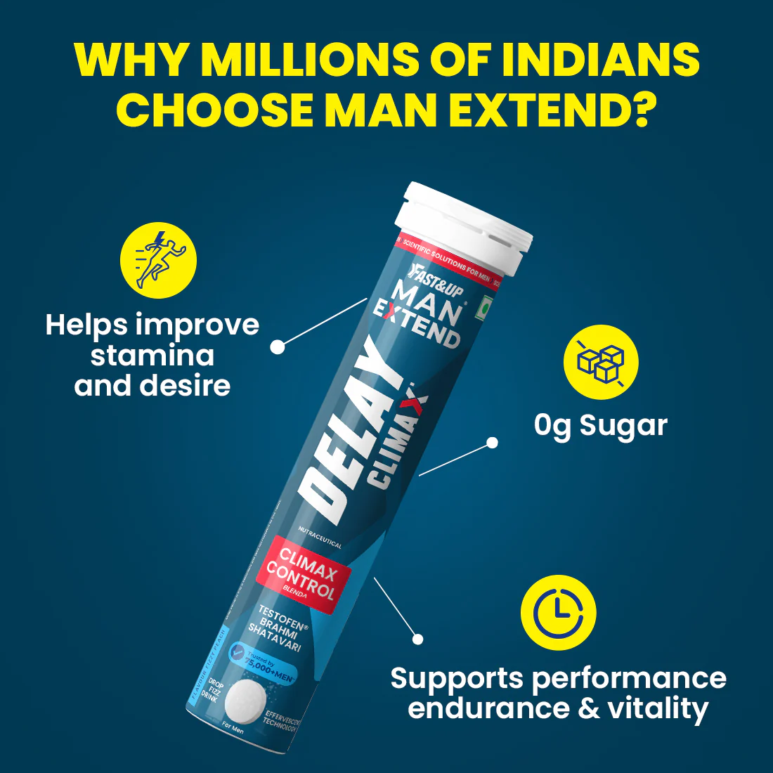 Man Extend Delay Climax- India's First Supplement for Better S*x - Fizzy Peach - Image 7