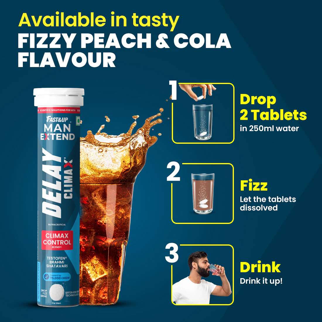 Man Extend Delay Climax- India's First Supplement for Better S*x - Cola - Image 6