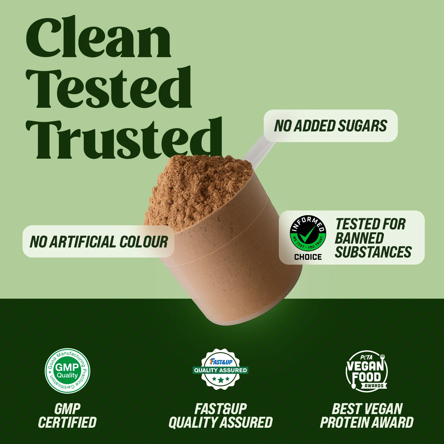 Plant Protein - Cookies & Cream - 1Kg - Image 5