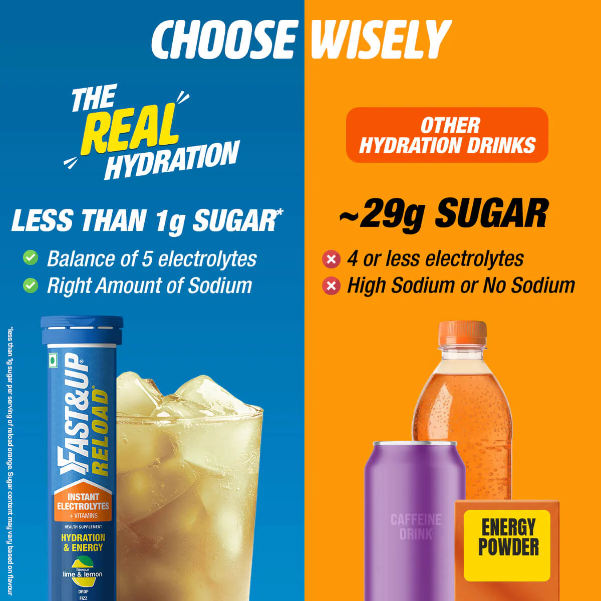 Reload - Low Sugar Instant Hydration Drink - Lemon - Image 3
