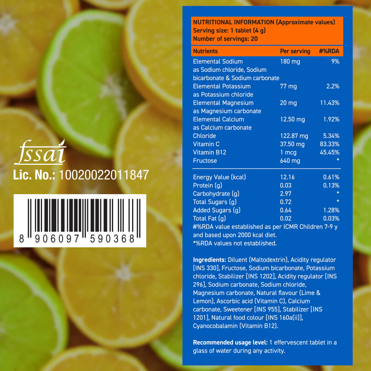 Reload - Low Sugar Instant Hydration Drink - Lemon - Image 9