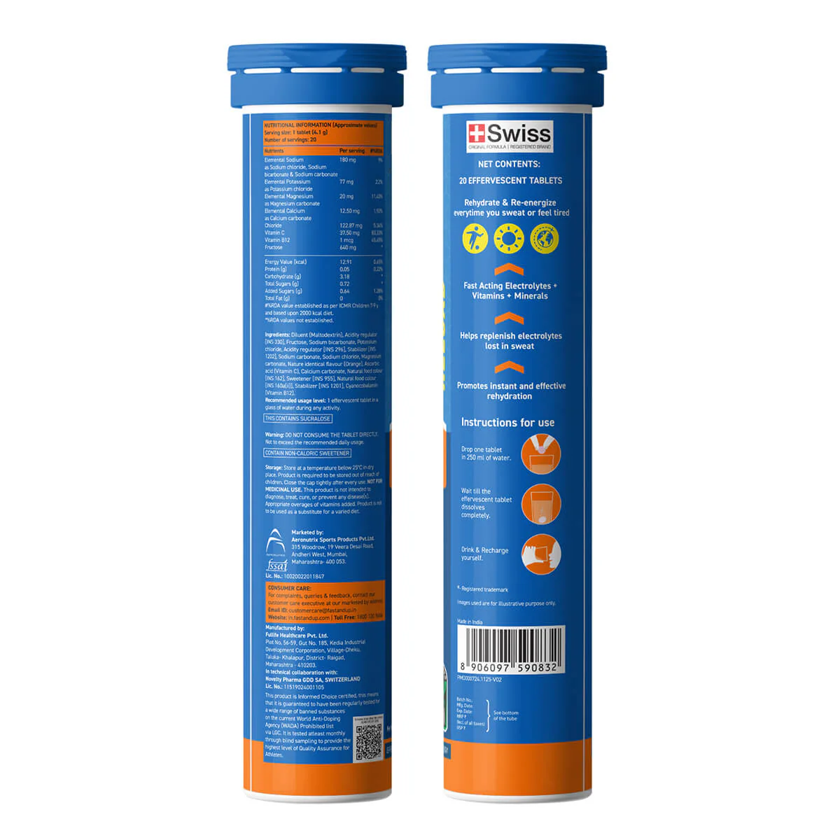 Reload - Low Sugar Instant Hydration Drink - Orange - Image 10