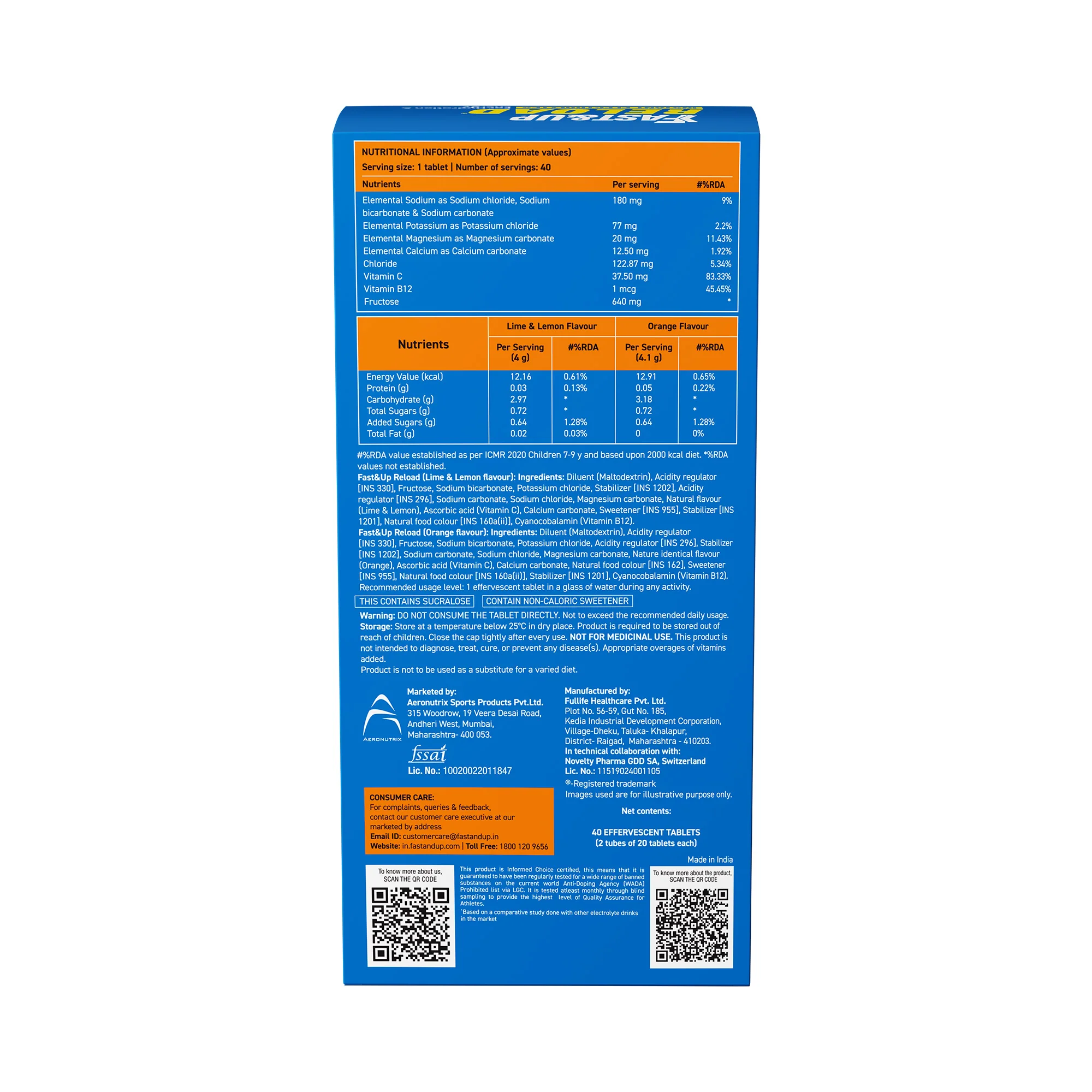 Reload Low Sugar Assorted 2's- Lime and Lemon + Orange - Image 10